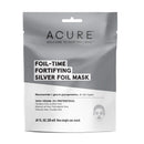 ACURE Foil-Time Fortifying Silver Mask | 100% Vegan | Traps Heat to Open Pores For Superior Serum Delivery | Niacinamide & Glacial Glycoproteins - For Rejuvenated & Refreshed Apprearance | 1 Count Acure