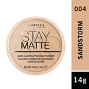 Rimmel Stay Matte Pressed Powder, Sandstorm, 0.49 Ounce (Pack of 2) Rimmel