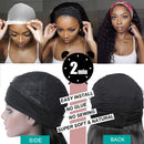 Headband Wig for Black Women Machine Made Human Hair Wigs Bob Deep Wave Human Hair Wigs 150% Density Brazilian Virgin Headband Short Headband Bob Wigs YISEA Store