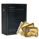 Adofect 25 Pairs 24K Gold Eye Mask Collagen Eye Mask, Under Eye Gel Pads, Under Eye Mask for Deep Moisturizing, Wrinkle, Eye Bags, Dark Circles & Puffiness, Refresh Your Eyes, 25 Pairs Adofect