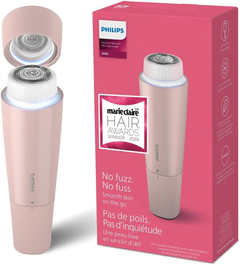 Philips Beauty Series 5000 Electric Shaver and Personal Groomer for Women, Cordless & Compact, Hypoallergenic Head, Gentle & Quick Hair Removal Easy Touch Ups, Mint Green, BRR474/00 Infinity Warehouse