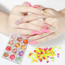 12 Boxes 3D Butterfly Nail Art Glitter Sequins, Colorful Laser Butterfly Nail Sequin Acrylic Paillettes, Holographic Nail Sparkle Glitter for Nail Art Decoration & DIY Crafting DELENA