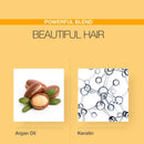 GK HAIR Global Keratin 100% Organic Argan Oil Anti Frizz Hair Serum Pack of 2 (0.34 Fl Oz/10ml) Styling Smoothing Strengthening Hydrating & Nourishing Heat Protection Shine Frizz Control Dry Damage Hair Repair GK HAIR