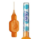 TePe Interdental Brush Original, Soft Dental Brush for Teeth Cleaning, Pack of 6, 0.45 mm, Extra-Small/Small Gaps, Orange TEPE