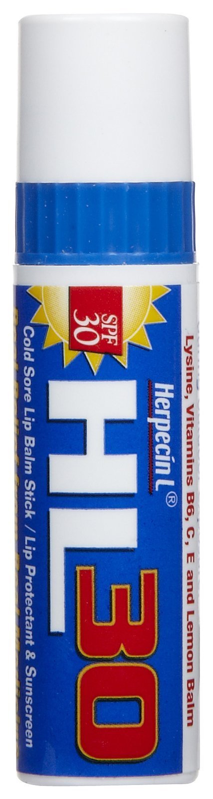 Herpecin L Lip Balm Stick, SPF 30 & Lysine, Multi, Lemon, 0.1 Oz Herpecin-L