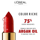 L'Oreal Paris Makeup Colour Riche Original Creamy, Hydrating Satin Lipstick, 843 Toasted Almond, 1 Count L'Oreal Paris