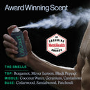 OffCourt Natural Body Spray for Men with Prebiotics - Deodorizing Mens Body Spray - Aluminum-Free Spray Deodorant for Full-Body Use with Bold, Long-Lasting Coconut Water and Sandalwood Scent, 3.4 Ounce (Pack of 1) OffCourt