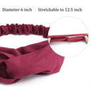 Soft Headbands for Women, 20 Pieces Knot Headbands for Women, Boho Elastic Non-slip Headbands, Hair Wraps Yoga Headbands Hair Hoop Hairbands, Cloth Criss Cross Bow Stretchy Headbands for Women Girls ANBALA