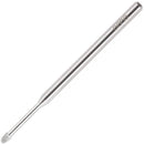PANA 3/32" Cuticle Clean Nail Carbide Bit for Professional, Nail Salon, Nail Trimmer, Under Nail Cleaner, Electric Drill Machine, Manicure Tools (Silver-Snake Head, Medium) PANA
