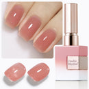 Double Rhythm 0.5 Oz Gel Nail Polish Neutral Natural Same Color Same Bottle Translucent Light Milky Pastel 15ML Manicure French Design Art DIY at Home (Pearl Green-B1146) Infinity Warehouse