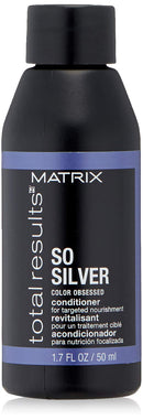 MATRIX Total Results So Silver Conditioner | Hydrates Dull, Blonde & Silver Hair | For Color Treated Hair | 1.7 Fl. Oz. MATRIX