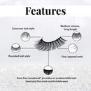Ardell False Eyelashes 3D Faux Mink 853, 4 pairs Ardell
