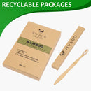 VIVAGO Biodegradable Bamboo Toothbrushes 10 Pack - BPA Free Soft Bristles Toothbrushes, Eco-Friendly, Organic, Compostable Natural Wooden Toothbrush VIVAGO