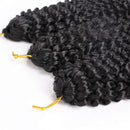 9 Bundles/lot Marlybob Crochet Hair 8 Inch Synthetic Braiding Hair curly Braids Kinky Curl Hair Bundles for Women(1B