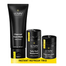 Lumin - Kickass Trio - Daily Face Moisturizer, Wrinkle Defense Serum & Dark Circle Defense Balm, Anti-aging skincare routine for men, Help with Clogged Pores, Dark Circles, Fine Lines, Wrinkles Infinity Warehouse