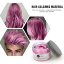 VOLLUCK 6 Colors Temporary Hair Coloring Wax - Purple Green Grey Gold Pink Blue Hair Dye - Natural Matte Hairstyle Fashion DIY Hair for Party, Cosplay, Meeting, Bar VOLLUCK