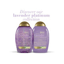 OGX Hydrate & Color Reviving + Lavender Luminescent Platinum Shampoo, 13 Ounce Bottle OGX