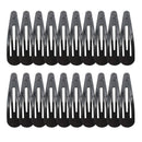 20 Pieces Black Color 2.7'' Big Size No Slip Metal Snap Hair Clips Women Barrettes Large Hair Pins manipepe