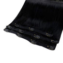 Full Shine Clip in Hair Extensions Real Human Hair with Lace Base Jet Black 3Pcs 50G Remy Hair Extensions Clip in Human Hair 10 Inch Short Hair Extensions Clip in Human Hair Full Shine Store