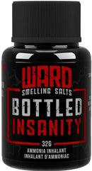 Ward Smelling Salts - Bottled Insanity - Insanely Strong Ammonia Inhalant for Athletes | Smelling Salt for Athletes - Powerlifting Hockey Football Weight Lifting and More | Insane Smelling Salt Ward Smelling Salts