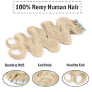 14 Inch Tape in Human Hair Extensions Body Wave 20pcs 40g/pack