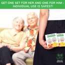 Healthy Seniors Nail Clipper Set - Designed for Thick Nails. Perfect for Diabetics or People Suffering from Arthritis Healthy Seniors