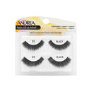 Andrea False Eyelashes Strip Lash Twin Packs, Two of a Kind 33 Andrea