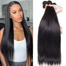 Brazilian Straight Human Hair Bundles 10A Virgin Hair Straight Bundles 100% Unprocessed Remy Straight Hair Weave 3 Bundles (30 30 30 Inch) QIYING Store