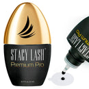STACY LASH Premium Pro Eyelash Extension Glue 5ml 0.17 fl. oz./ Upgraded Low Fume Formula / 0.3 Sec Drying Time / 7 Week Retention/Extra Strong Black Lash Adhesive/Lash Tech Supplies Infinity Warehouse