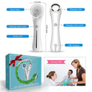 Facial Cleansing Brush with Dual Back Face Massage, Electric Spin Facial Brush with 5 Different Brush Heads for Deep Cleansing, Gentle Exfoliating, Removing Blackhead and Massaging P PRETIRENO