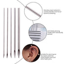 Ear Nose Piercing Needles - TC Mix body piercing needles 12g.14g.16g.18g.20g Individualized Package for Piercing Needle Supplies Piercing Kit (50 MIX) YTATTOO