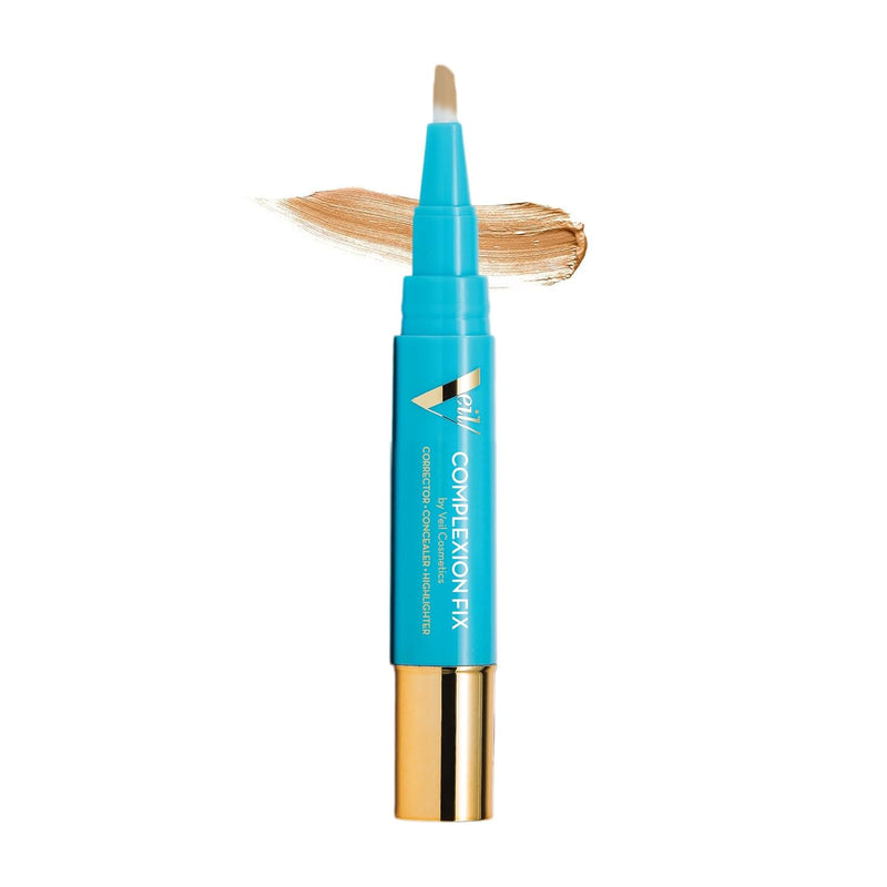 Veil Cosmetics - Complexion Fix Concealer - Liquid Concealer for Under Eye + Dark Circles - Highlight, Contour, Correct - Anti-Aging - Vegan Makeup Pen - Hydrating Lightweight (2N Light Neutral) Infinity Warehouse