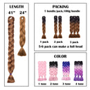 SEGO 24 Inch Ombre Jumbo Braiding Hair Jumbo Braid Hair Extensions African Long Jumbo Braids for Box Braids Crochet Hair High Temperature Synthetic Fiber 2 Tone Colored 1 Bundle Black/Dark Red SEGO