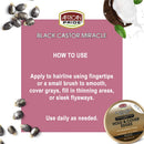 African Pride Black Castor Miracle Hold & Cover Edges (3 Pack) - Slicks Edges, Covers Grays, Fills Thinning Areas, Contains Black Castor Oil & Coconut Oil, 2.25 oz African Pride