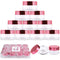 Beauticom 20g/20ml USA Acrylic Round Clear Jars with Lids for Lip Balms, Creams, Make Up, Cosmetics, Samples, Ointments and other Beauty Products (12 Pieces, Rose Gold Lid (Flat Top)) Beauticom