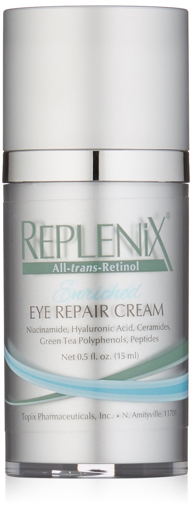 Replenix Brightening Eye Cream - Medical Grade Dark Circle Under Eye Treatment, Ultra Hyrdating, Brightening, Reduced Undereye Puffiness, 0.5 oz. Replenix