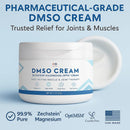 DMSO Cream 99.9% Pure Pharmaceutical Grade | Muscle, Joint & Skin Support | Fast-Absorbing Zechstein® Magnesium, OptiMSM®, Arnica, Aloe Vera, Vitamin E | Non-Greasy 3 oz (1 Pack) Infinity Warehouse