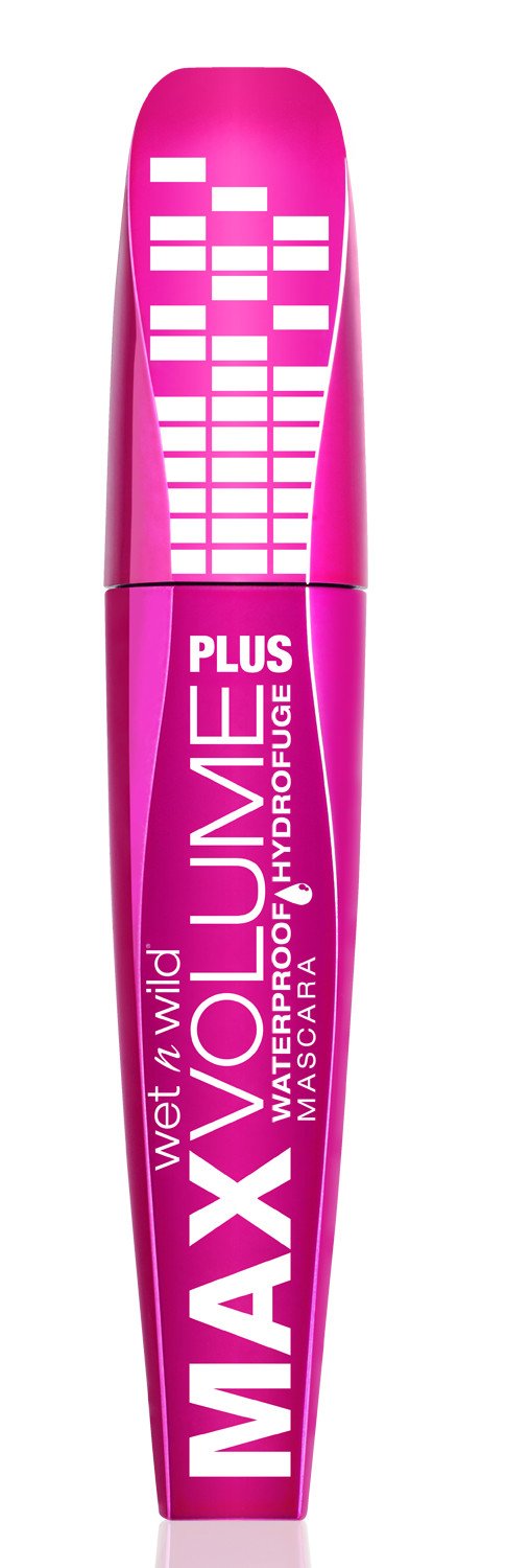 Wet n Wild Max Volume Plus Waterproof Mascara - Amp'd Black,0.8 Fl Oz (Pack of 1),C141A wet n wild