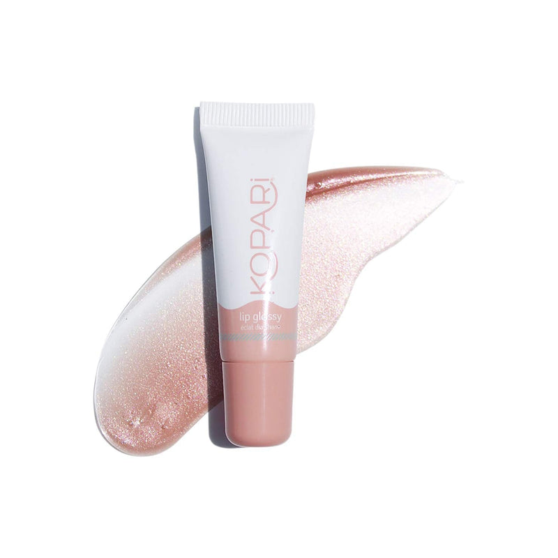 Kopari Coconut Lip Glossy Variety Bundle, Lip Gloss (2), Exfoliating Coconut Lip Scrubby (1), Hydrating & Moisturizing 100% Organic Coconut Oil, Vitamin E & Shea Butter, Non GMO, Vegan, Sulfate Free Kopari