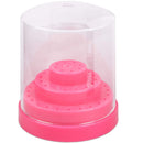PANA Nail Drill Bit Holder Stand Display Organizer- Dust Proof Storage Container Box Case Tools for Home Use or Nail Salon - (48 Holes, Pink) PANA