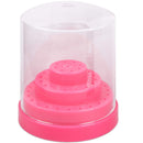 PANA Nail Drill Bit Holder Stand Display Organizer- Dust Proof Storage Container Box Case Tools for Home Use or Nail Salon - (48 Holes, Pink) PANA
