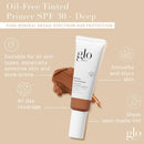 Glo Skin Beauty Oil-Free Tinted Primer SPF 30, (Deep) 1.7 oz - Mineral Makeup for Face, 4-in-1 Foundation Primer, Sheer Coverage, Skincare & Sunscreen With Broad Spectrum UVA/UVB Protection Infinity Warehouse