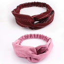 Soft Headbands for Women, 20 Pieces Knot Headbands for Women, Boho Elastic Non-slip Headbands, Hair Wraps Yoga Headbands Hair Hoop Hairbands, Cloth Criss Cross Bow Stretchy Headbands for Women Girls ANBALA