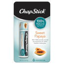 ChapStick Papaya 100% Natural Lip Butter Tube, Lip Balm - 0.15 Oz, Non-Tinted, Sweet Papaya Chapstick