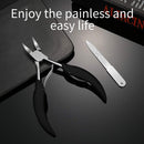 Toe Nail Clippers for Thick Ingrown Toenails, Heavy Duty Podiatrist Toenail Clipper with Easy Grip Handle, Stainless Steel Nails Scissors for Seniors, Men, Adults (Included One Nail File) RUOSONG