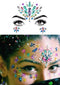 COKOHAPPY 6 Sets Rhinestone Mermaid Face Jewels Tattoo - Body Stickers Crystal Tears Gem Stones Bindi Temporary Stickers (Collection 1) COKOHAPPY