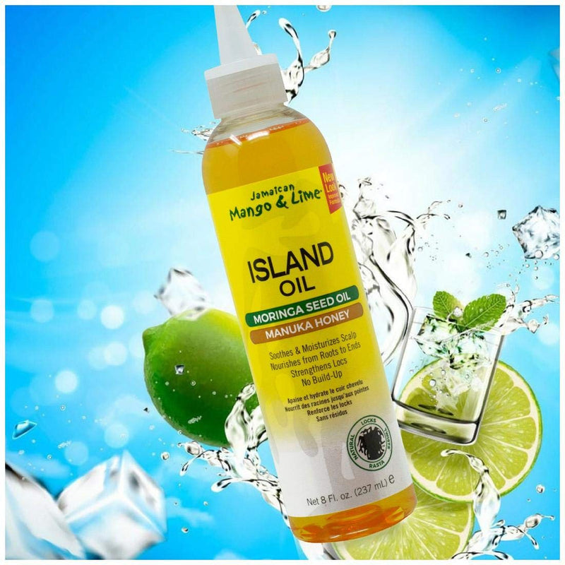 Jamaican Mango & Lime"Island Oil, Scalp Oil" - 8 Oz,Pack of 2 Jamaican Mango Lime