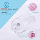 6PCS Fine Mist Spray Bottle 100ml 3.4 oz Empty Spray Bottles Plastic Refillable Cosmetic Travel Mister Spray Bottle for Hair, Cleaning, Essences, Perfume, Skincare + Free Drawstring Bag by AMORIX Amorix