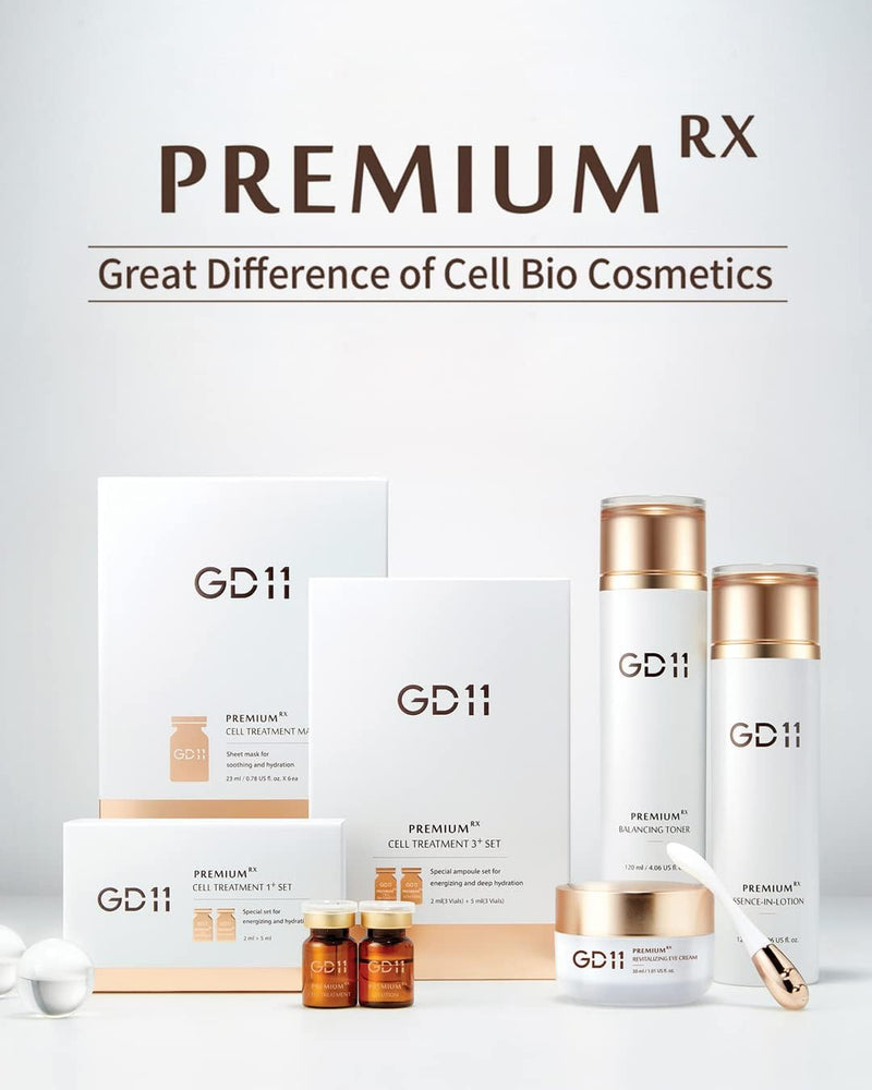 GD11 Premium RX Balancing Toner with Hyaluronic Acid for Sensitive, Dry, Aging Skin | Anti-aging | Premium Home Care | Deep Moisturizing Facial Toner | 4.40 fl.oz | K-Beauty Infinity Warehouse