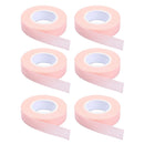 6 Rolls Eyelash Tape, Adhesive Fabric Eyelash Extension Tape, Breathable Micropore Fabric Tape for Eyelash Extension Supplies,9 m/10 yard Each Roll (Pink) JASSINS